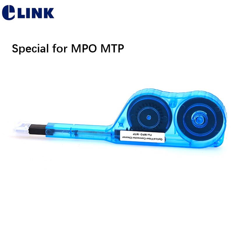 MPO/MTP Fibra di Penna di Pulizia One-Click fiber optic connector cleaner MPO MTP Paratia cleaner 500 + ftth bobina di trasporto più pulito libero
