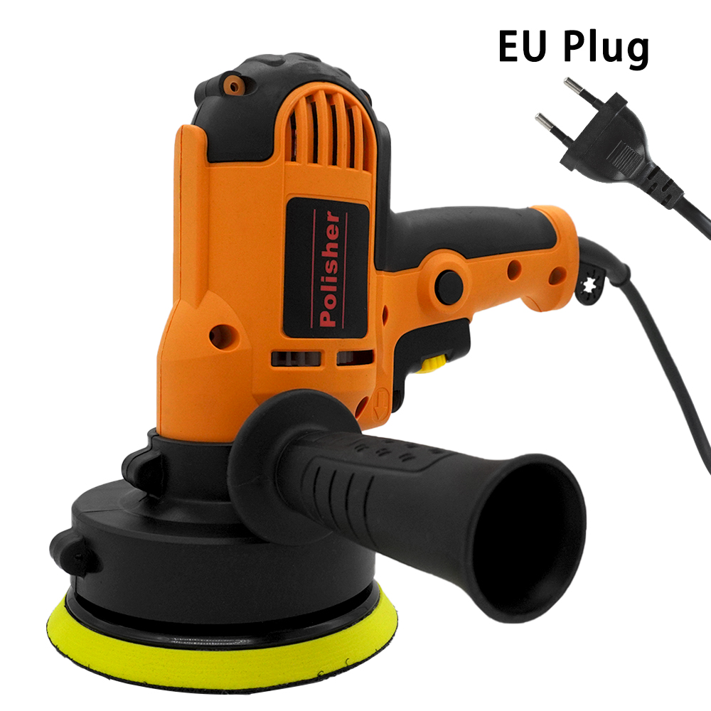 Car Polishing Machine Variable Speed Electric Car Polisher Auto Glazing Machine Polishing Ceramic Tiles Waxing Tool EU Plug