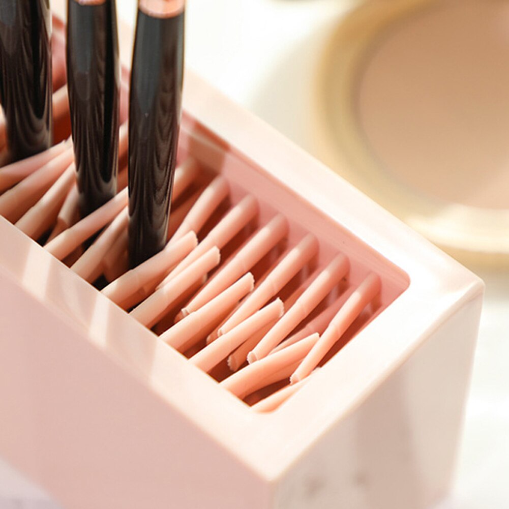 Makeup børste læbestifter organizer holder kosmetiske værktøjer opbevaringsboks organizadora børste og tilbehør organizer box