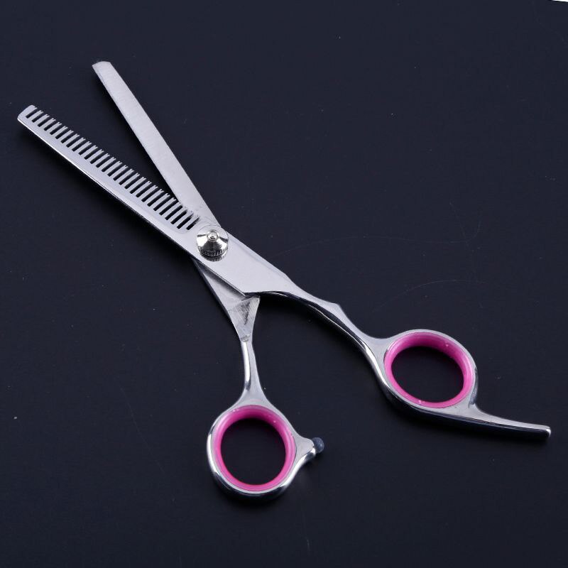 Pet Grooming Scissors Stainless Steel Dog Cat Hair Seam Chunker Scissors Up and Down Curved Scissors Sharp Haircut Pet Tool Set