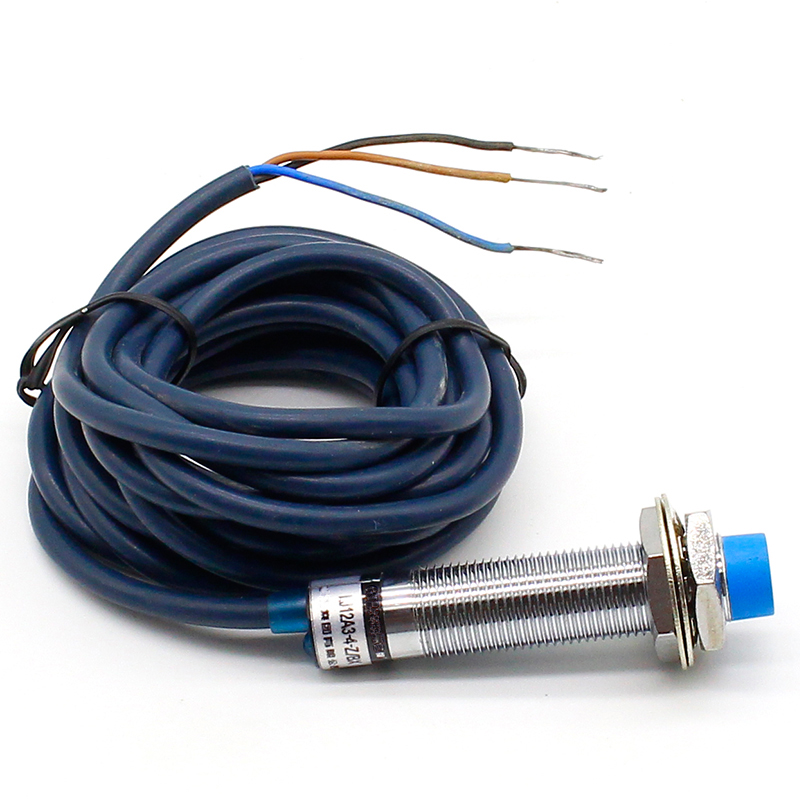 Sensor de proximidad inductivo M12, interruptor de voltaje de trabajo, 5V, NPN, sin LJ12A3-4-Z/BX-5V, cilindro, especial para MCU, 4mm