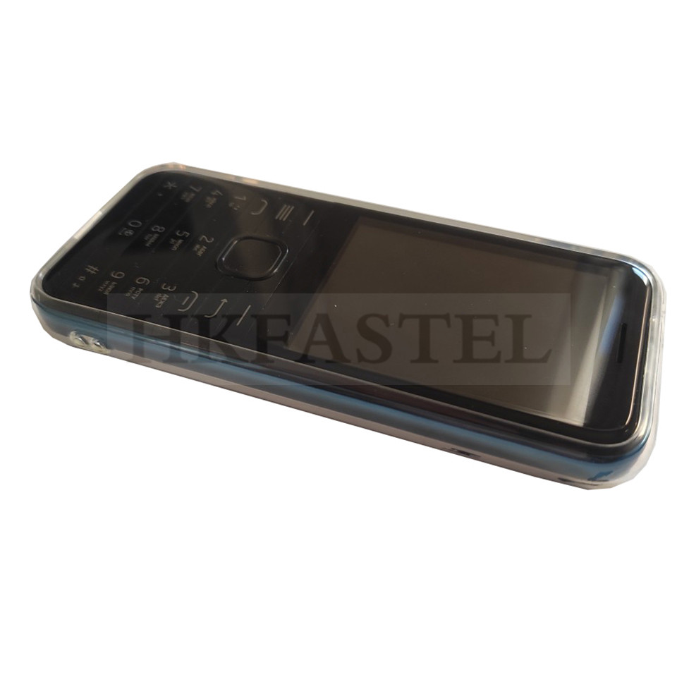 Hkfastel 8000 4g transparente caso para nokia 8000 4g geléia claro tpu macio transparente volta caso proteção da pele proteger capa