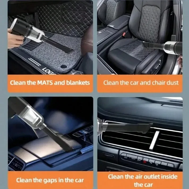Combinatiestofzuiger USB-oplaadauto Huishoudelijke stofzuiger Kleine auto met volautomatische krachtige krachtige reiniging