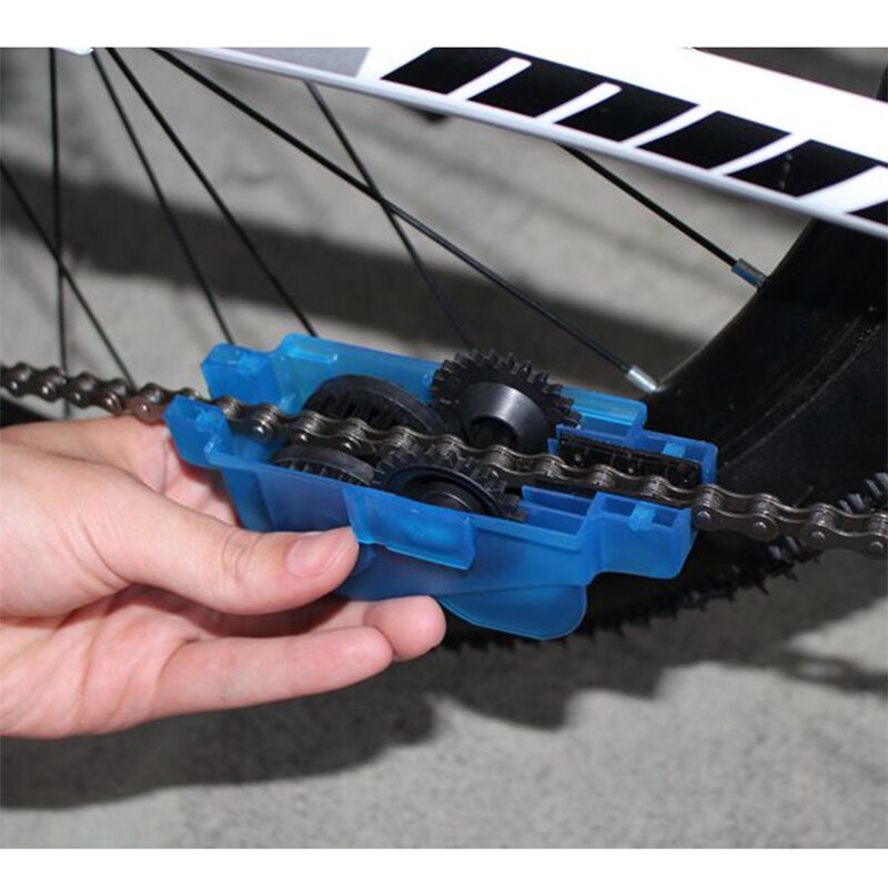 Bicycle Chain Cleaner Scrubber Brushes Mountain Bike Wash Tool Set Cycling Cleaning Kit Bicycle Repair Tools Bicycle Accessories