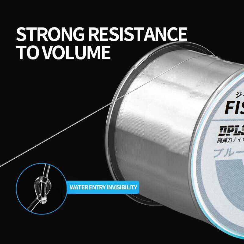 Nylon Fishing Line Japanese Super Strong Monofilament Main Line 500m 0.4# 2# 2.5# Fishing Cord for Saltwater