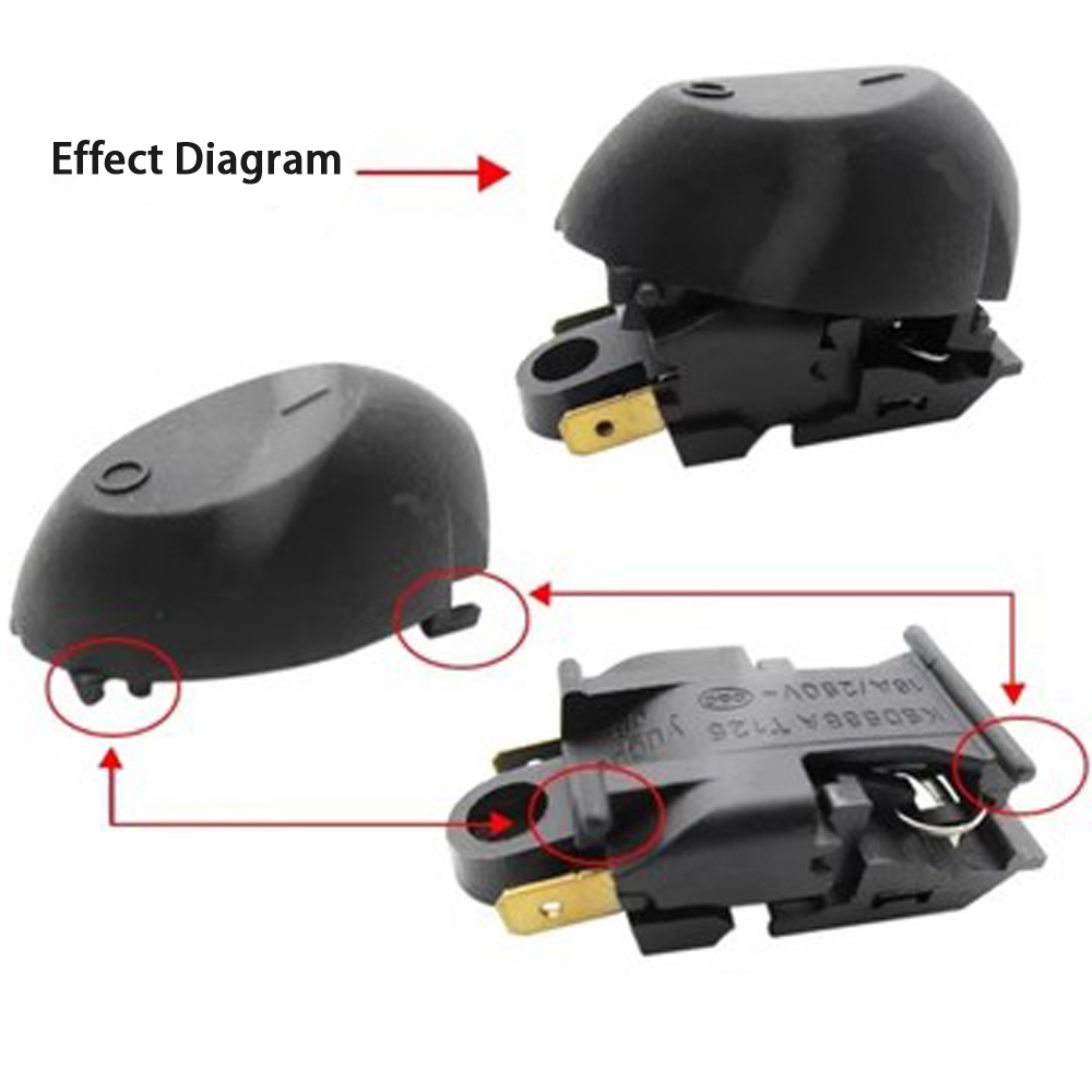 16A Boiler Temperature Control Switch Electric Kettle Steam Pressure Jump Switch Thermostat Temperature Controller
