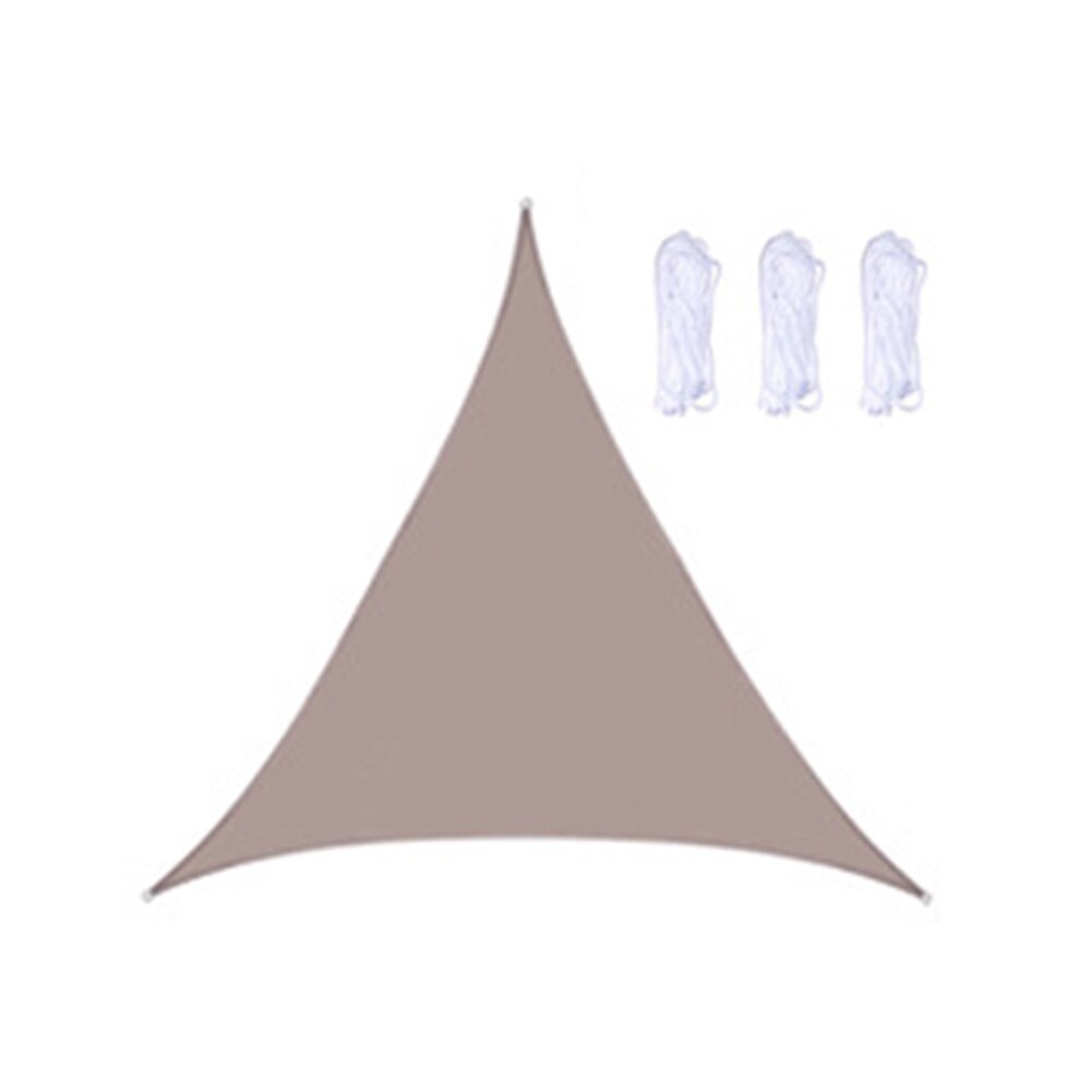 Triangle Sun Shade Sail Patio Deck Beach Garden Yard Outdoor Canopy Cover UV Block for Patio Garden Outdoor Activities 3 x 3 m