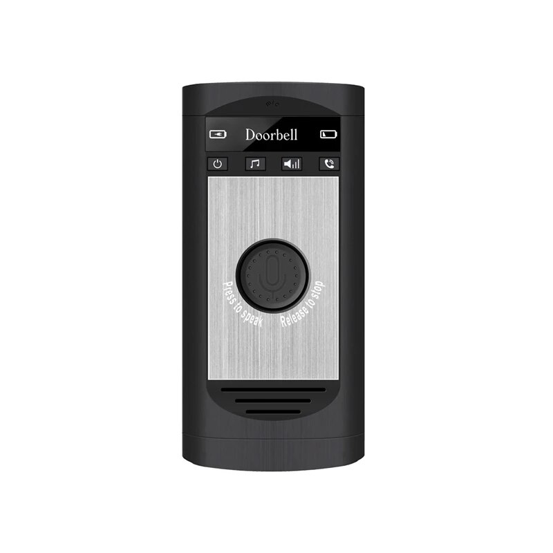 Anjielosmart 2.4G Wireless Intercom Doorbell Home Mobile Wireless Voice Intercom Doorbell Waterproof Support Two-Way Inte