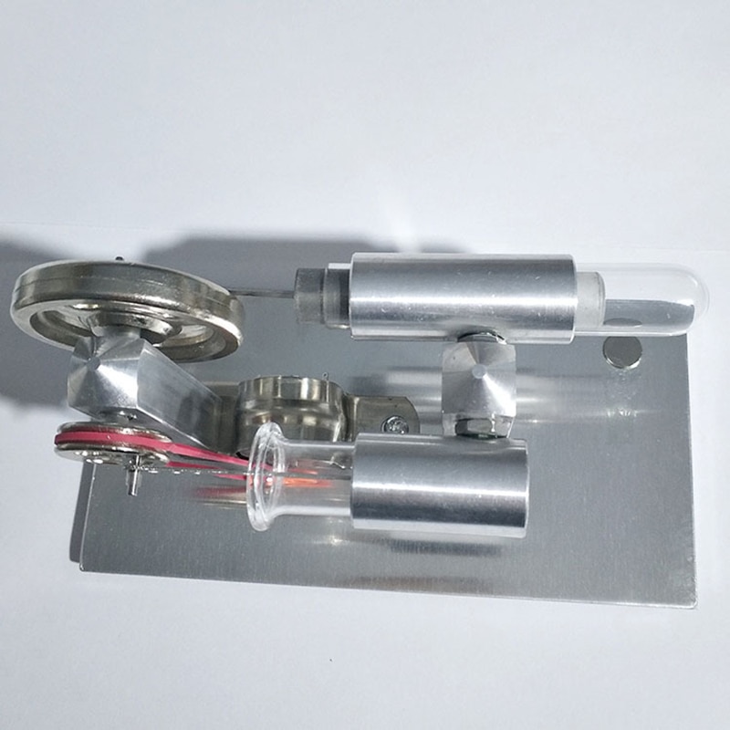 Gtbl mini stirling motor ekstern forbrændingsmotor mikrogenerator fødselsdag dampmaskine model videnskab og uddannelse t