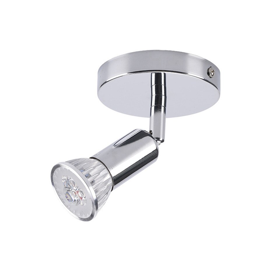 [DBF] Ronde GU10 Plafondlamp Woonkamer Verstelbare 3-Licht Plafond spots Slaapkamer LED Keuken Surface Mount plafond Spot Light: 1 Light / Warm White