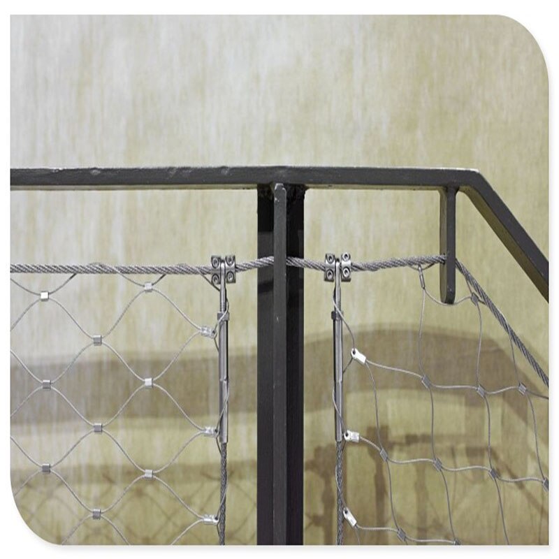 Fleksibel balustrade rustfrit stål kabelnet til altanstrappe og have/ rebnet