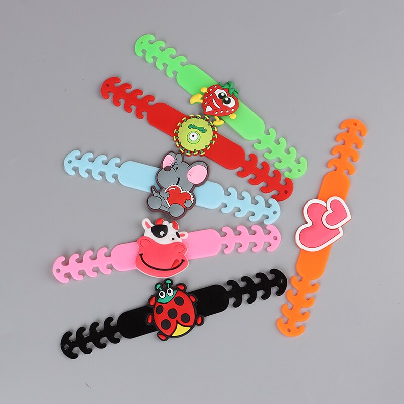5pcs Useful Adjustable Anti-slip Children's Face Mask Silicone Ear Hook Face Masks Buckle Holder Accessories Random