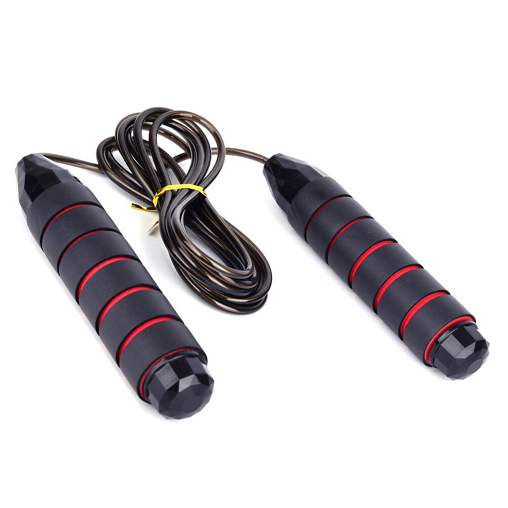 3m Weighted Skipping Rope Adjustable Steel Wire Jumping Rope Removable Weight Bar for Adult Sports Fitness Training Equipment: Red