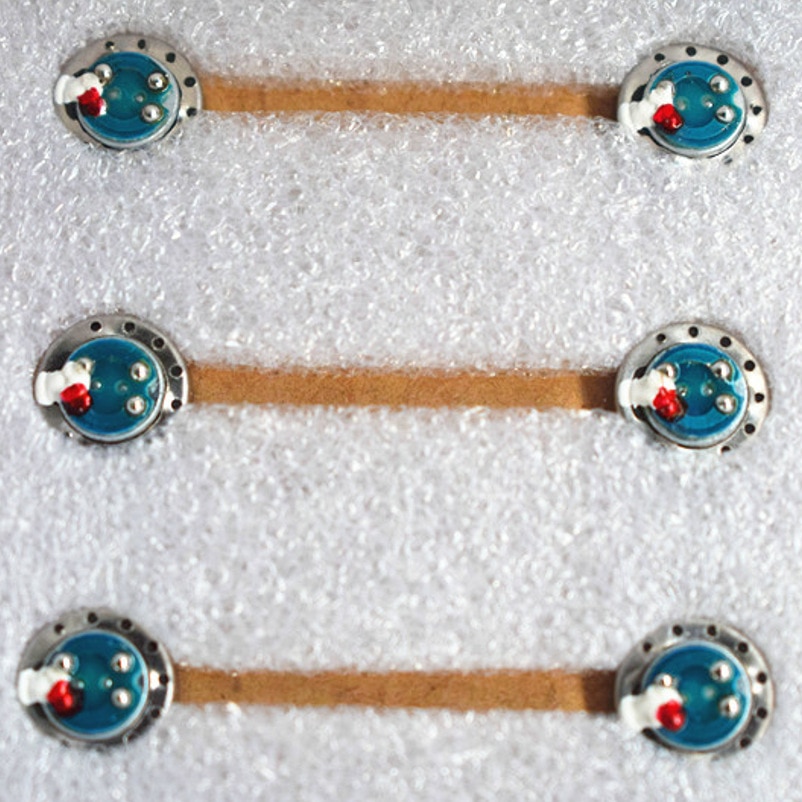 10MM 48 ohm Headphone Speakers IE8 Titanium Film Headphone Driver Unit Copper Shell Driver Unit for IE6 IE7 IE8 IE80