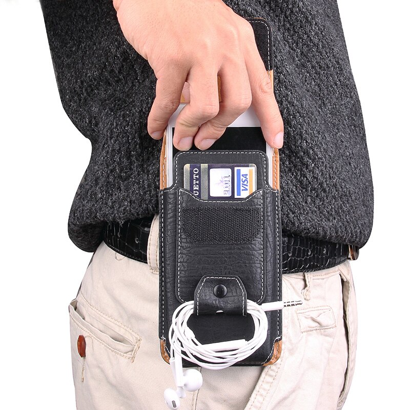 Cintura in Vita aziendale Confezioni Sacchetto di Caso di Vibrazione Per Ulefone Nota 8P Armatura X7 X6 X5 X3 Pro Telefono Cellulare sacchetto Appeso Copertura Coque Fundas