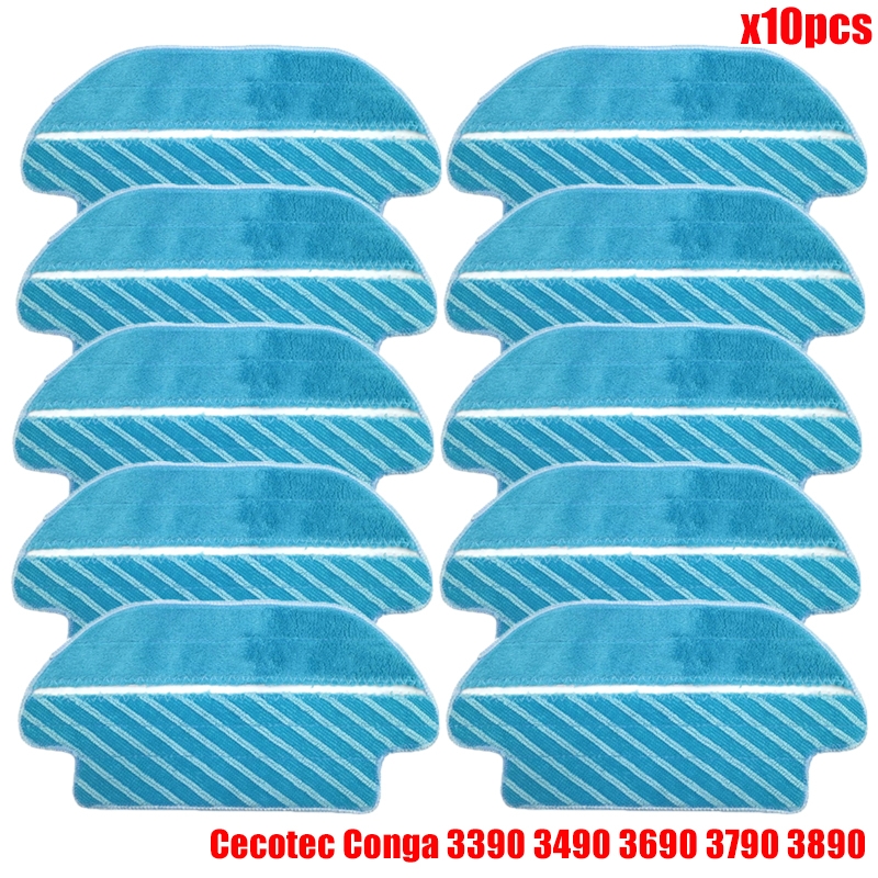 Pour Cecotec Conga 3290 3390 3490 3590 3690 3790 3890 aspirateur vitale Ultra titane filtre Hepa brosse principale pièces en tissu de vadrouille: vert militaire