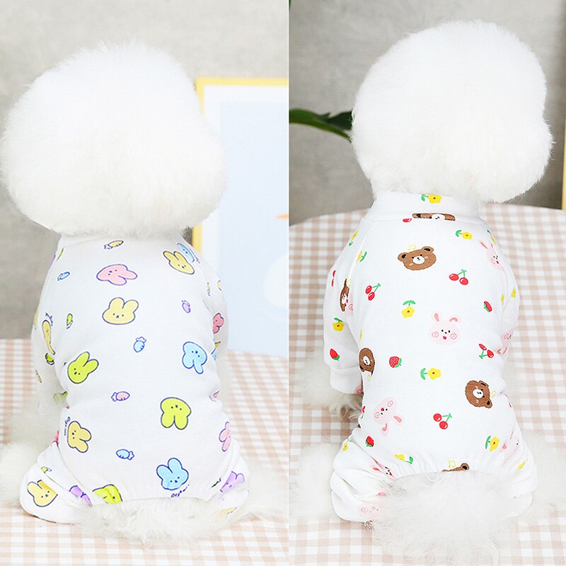 Hond Kleren Huisdier Rompertjes Schattige Beer Lente Zomer Pyjama Cloting Voor Kleine Honden Poedel Chihuahua Yorkie Kat Puppy Huisdieren Kleding