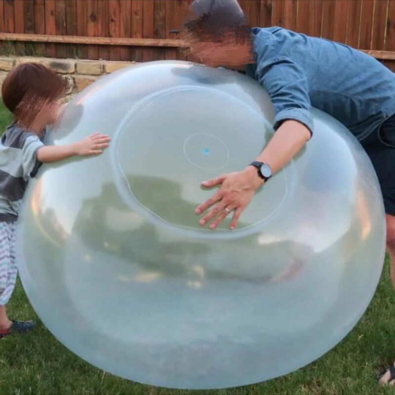 70 CM Blase Ball für Wasser Blase Ballon Aufblasbare Spielzeug Weiche Gummi Ball Oversize Strand Garten Party Im Freien