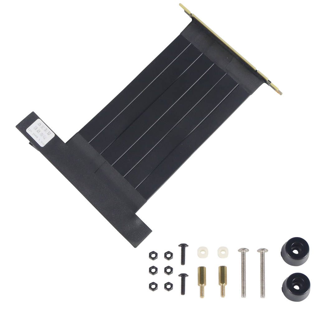 Cable de extensión de tarjeta gráfica PCIe 3,0, 4X, 8X, 16X, GPU, 90 grados, PCI Express X16, adaptador de tarjeta elevadora, Cable Flexible Pci-e