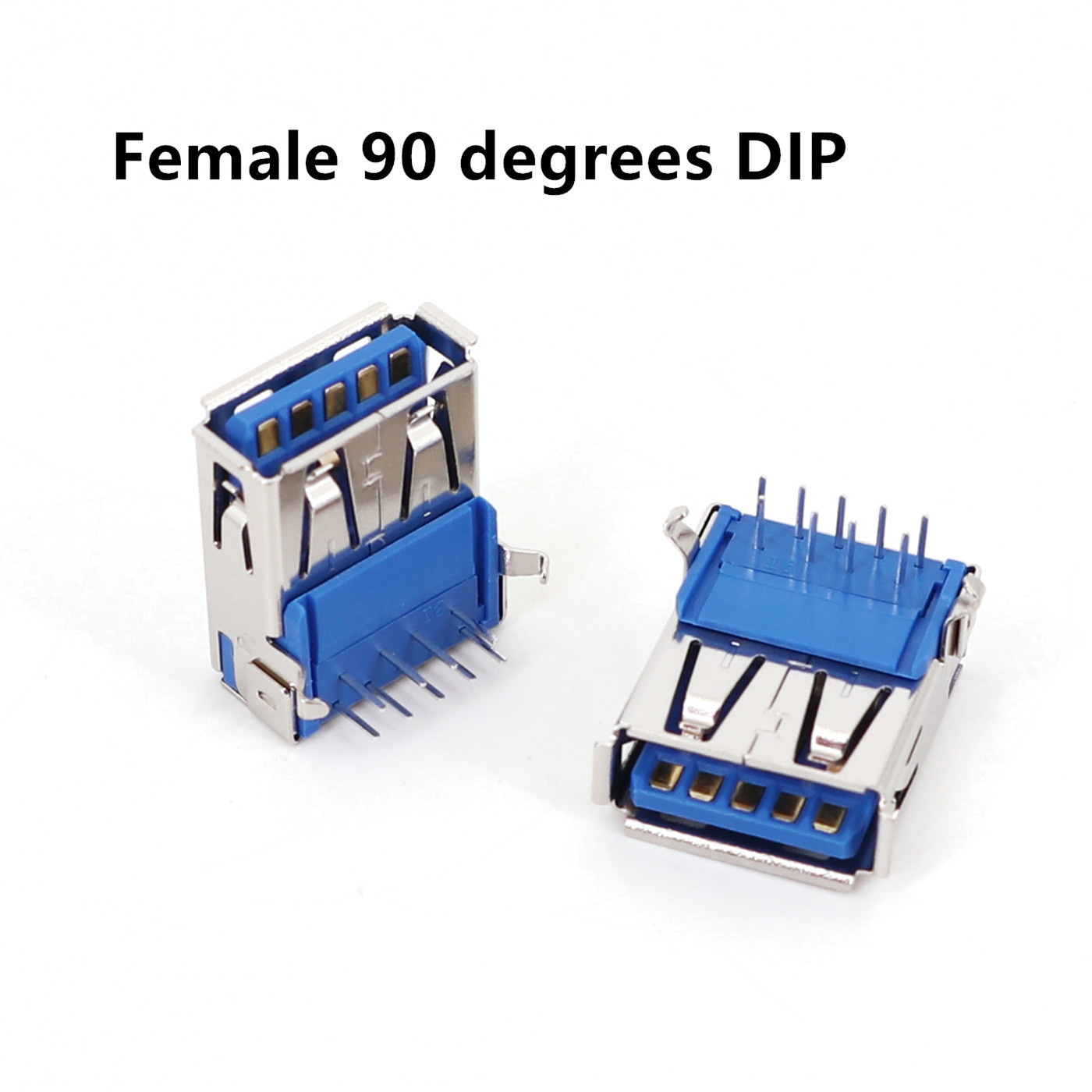 10 Stücke USB 3.0 Männlich Weiblich 9Pin Stecker Buchse PCB Mount Solder Stecker: Dark Grau