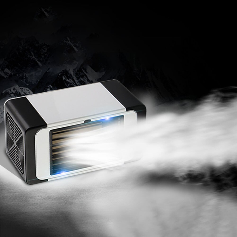 5W Summer Portable USB Mini Air Conditioner Summer Cooling Fan for Home Office Cooler ABS + PP Air Cooler Fast Cooling USB DC