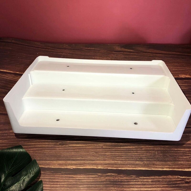 Home Organization 3 Tier Stair Step Cabinet Kitchen Spice Rack Jar Storage Organizer Shelf