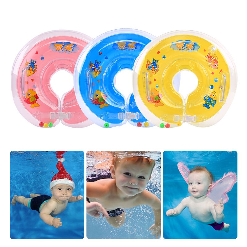 Zwemmen Baby Accessoires Hals Ring Buis Veiligheid Baby Float Cirkel Baden Opblaasbare Water Baby Zwemmen Accessoires