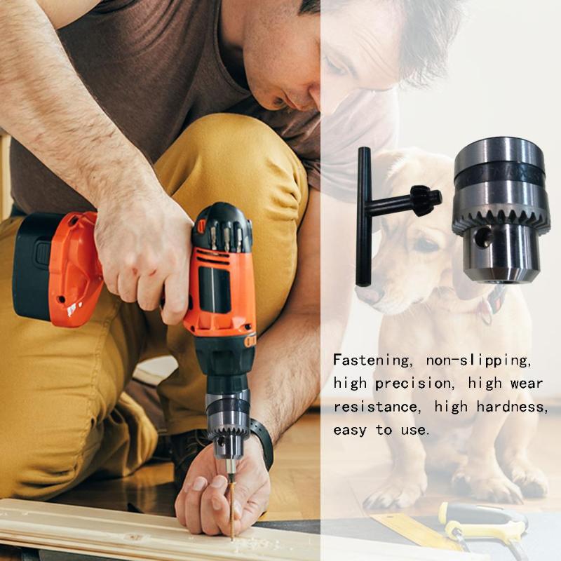 1.5-10mm serrage Mini perceuse électrique mandrin meuleuse d'angle perceuse mandrin avec clé tour accessoires