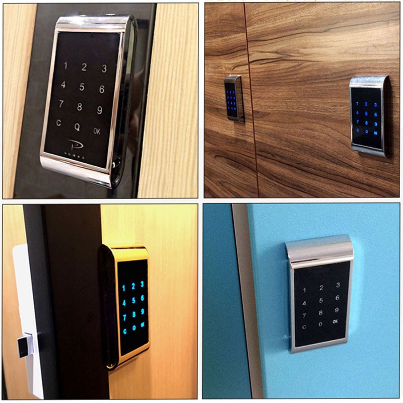 Elektronische Deurslot Lade Combinatie Digitale Lock Touch Toetsenbord Wachtwoord Sleutel Toegang Kast Digital Security Code Voor Locker