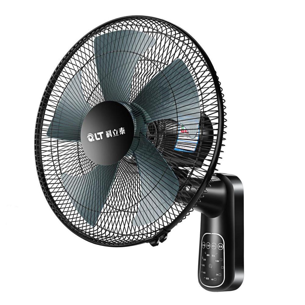 50w power 16" WALL-MOUNTED FAN ELECTRIC FAN WALL FAN: BLACK REMOTE CONTROL