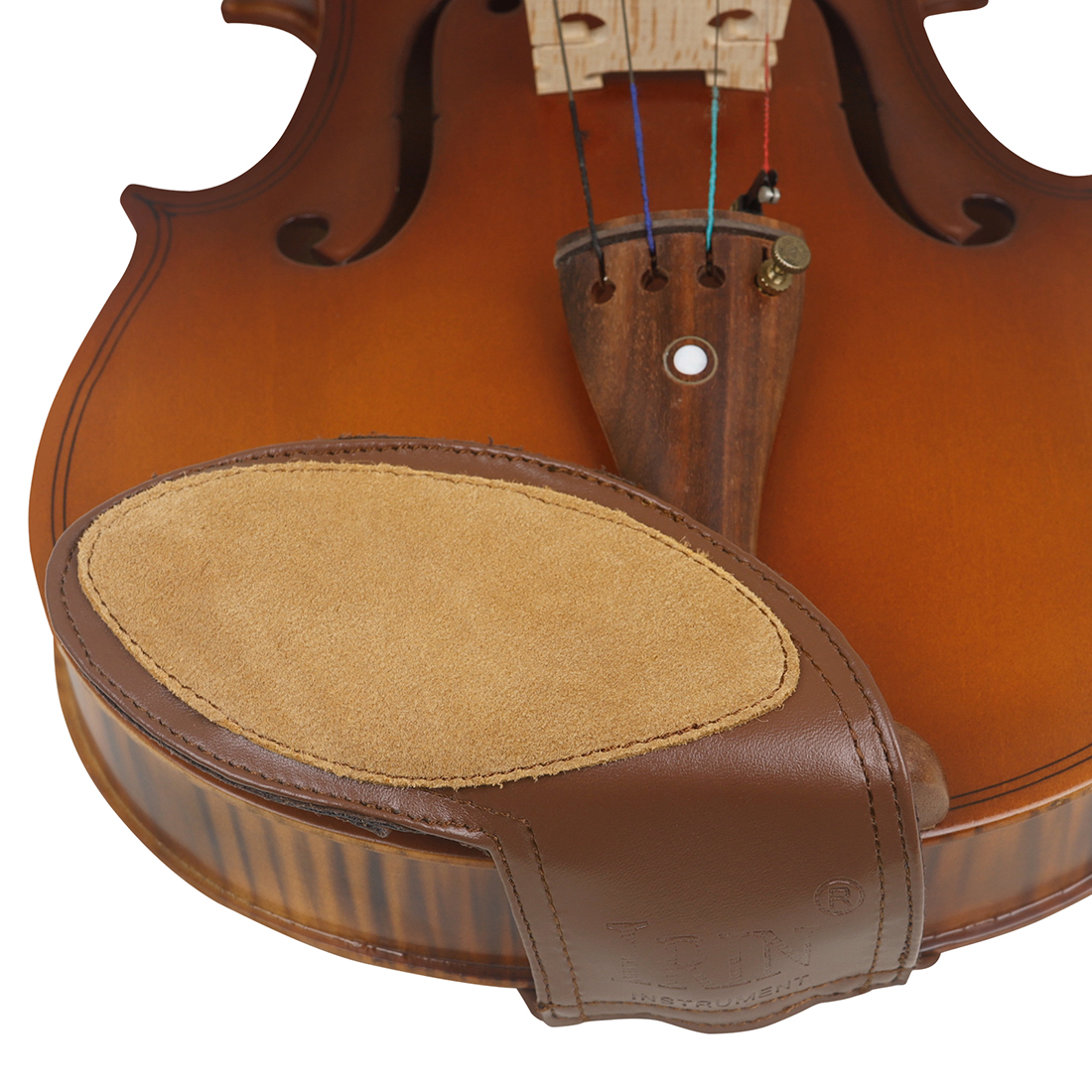 Irin Violine Kinn auflage polster weiche Leder Schulter polster für 4/4 3/4 /1/2 1/4 1/8 1/16 Geigen saiten instrument Geigen zubehör