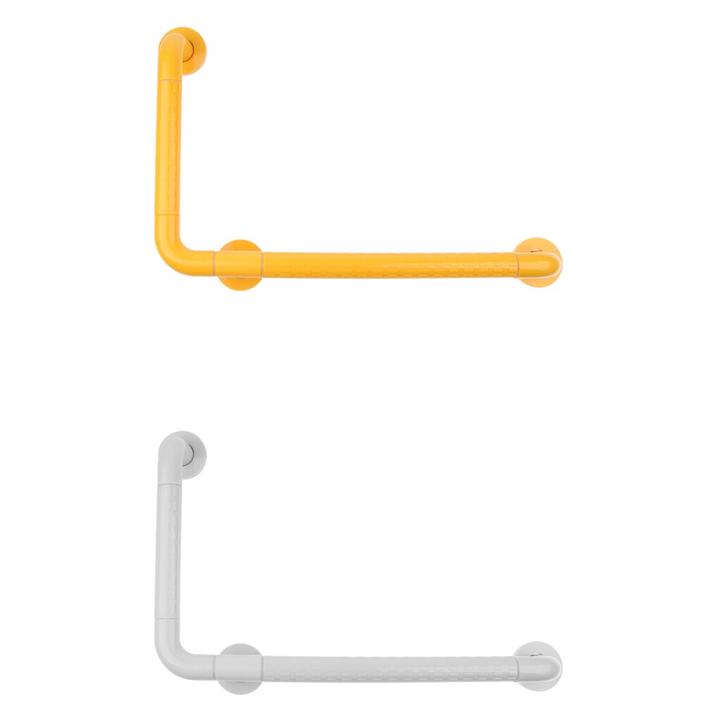 L-shaped Bathroom Grab Bar Shower Bathtub Handle, Non-, Wall-mounted