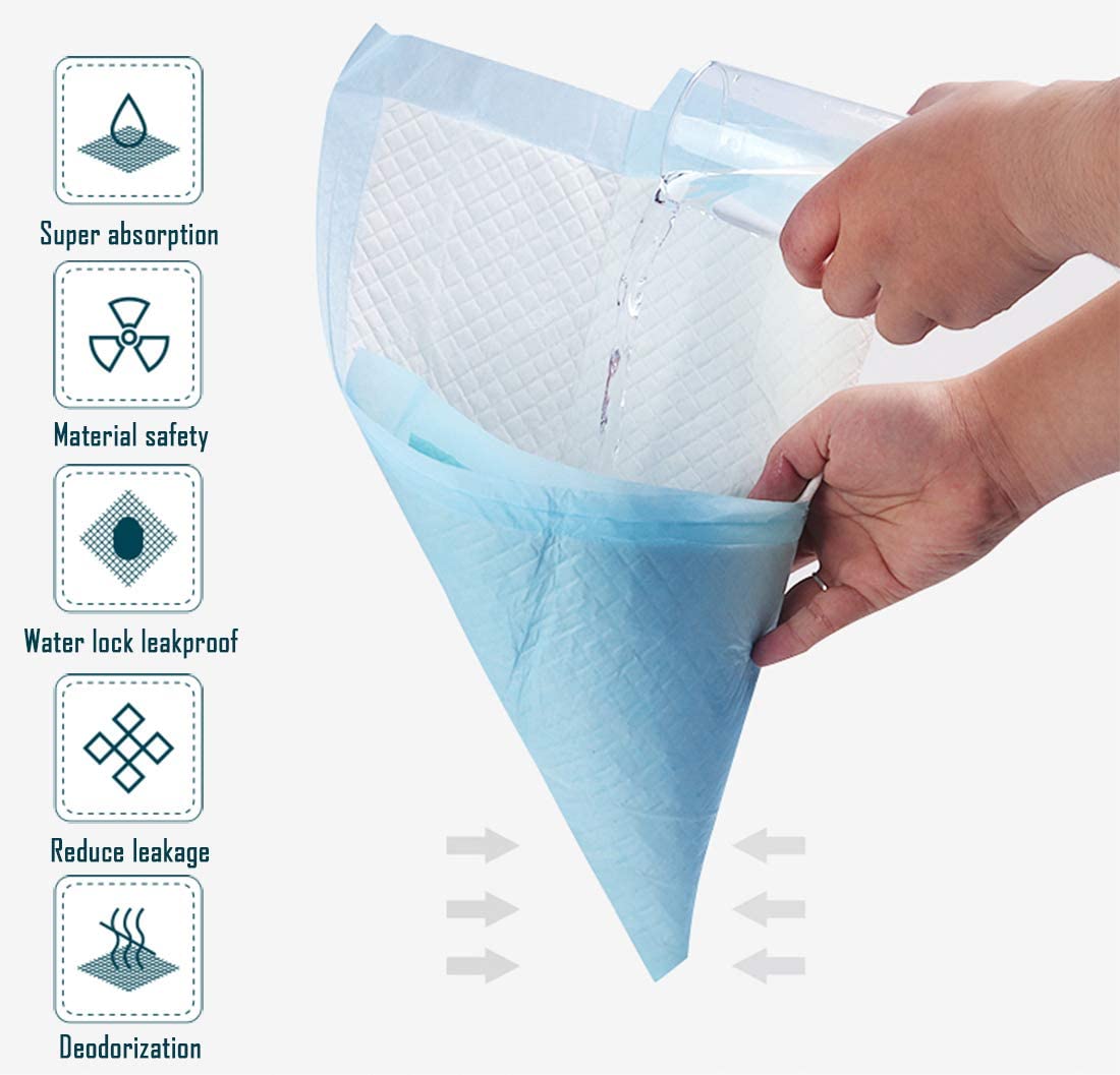Empapadores Desechables Impermeable para Perros Gatos Animales Mascotas M 60 cm X 60 cm,L 90 cm X 60 cm