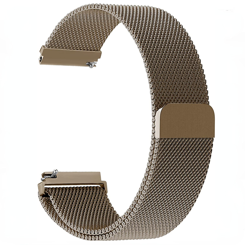 Banda milanesa de 20mm/22mm para Amazfit GTS/2/2e/3/4/GTS2 Mini/GTR 42mm/47mm/GTR2/3/4/Pro stratos pulsera de Metal Amazfit bip