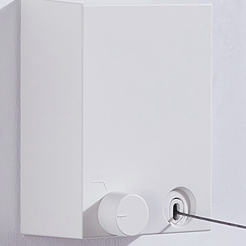 Intrekbare Indoor Kleren Muur Hanger Droogrek Balkon Badkamer Onzichtbare Waslijn