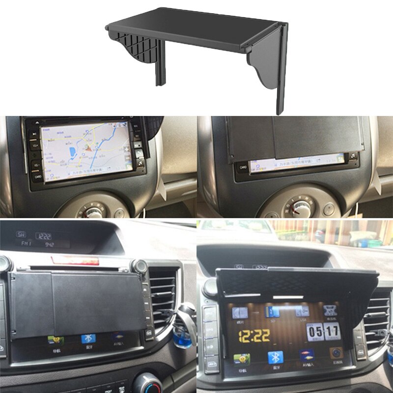 Pantalla de navegación GPS para coche, visera solar compatible con 7, 8, 9 y 10 pulgadas, parasol para salpicadero Central de coche, pantalla de navegación GPS