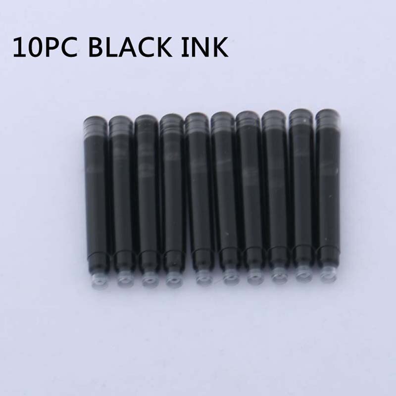 JinHao 88 Fountain Pen Frosted Black Nib EF F Business Office School Supplies Writing Ink Pens: 10 BLACK / F