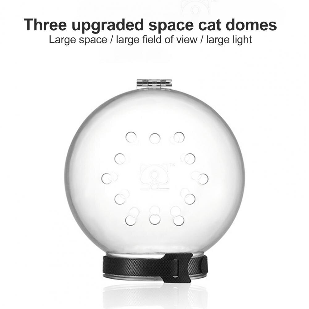 Space Hood Ball-shaped Round Cat Protective Helmet Cat Hood Sturdy Kitten Head Protective Cover Pet Supplies