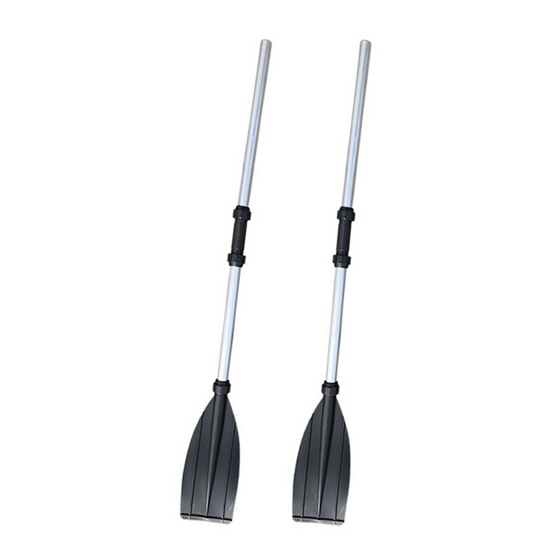 2 pezzi remi per barche in alluminio staccabili assemblare pagaia rinforzato remi lungo PVC gommone pesca kayak canoa pagaia pad