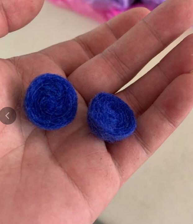 10pcs/lot 3cm 100% Wool Felt Balls Colorful Diy Pom Poms Craft Material Balls Of Wool Christmas Room Decro Decoration for home