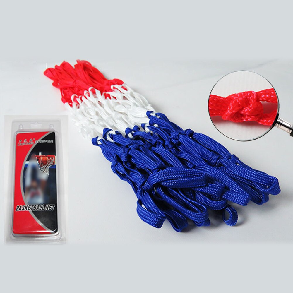 2pcs Basketball Net Games Indoor Durable Sports Hoop Training Standard Overstriking Heavy Duty 12 Loop Outdoor