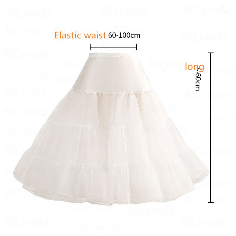 Halloween Petticoat Crinoline Vintage Wedding Bridal Petticoat Voor Trouwjurken Onderrok Rockabilly Tutu