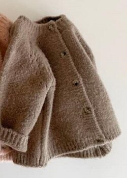 Herfst Winter Jongens En Meisjes Regelmatige Koreaanse Stijl Katoen Kinderen Trui Warm Single-Breasted Vest Lange Mouwen Effen Kleur: Bruin / 3T