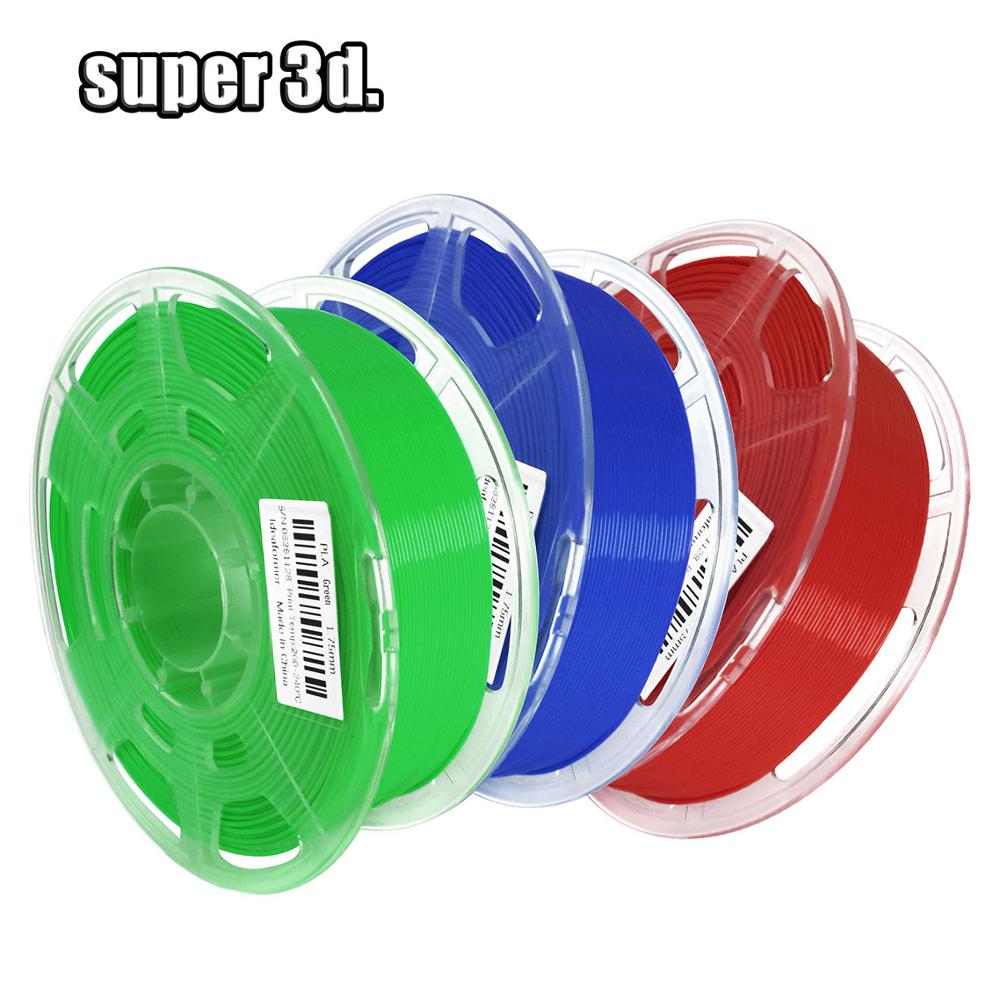 3D Printer Filament PLA/PLA+ 1KG 1.75mm Transparent Neat Spool 3D Plastic Printing Material high purity for 3D Printers/ Pens