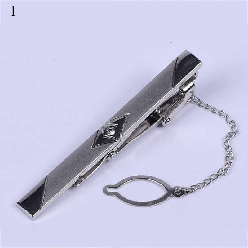 Mens Formal Wear Business Suit Accessories Tie Clip Upscale Necktie Clip Wedding Grooms Party Alloy Metal Tie Clip Jewelry