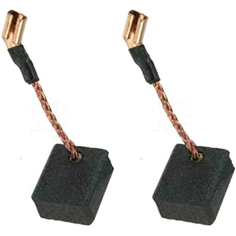 EMSea 2 paar koolborstels 6,3 x 10 x 14 mm compatibel met DeWalt D28153