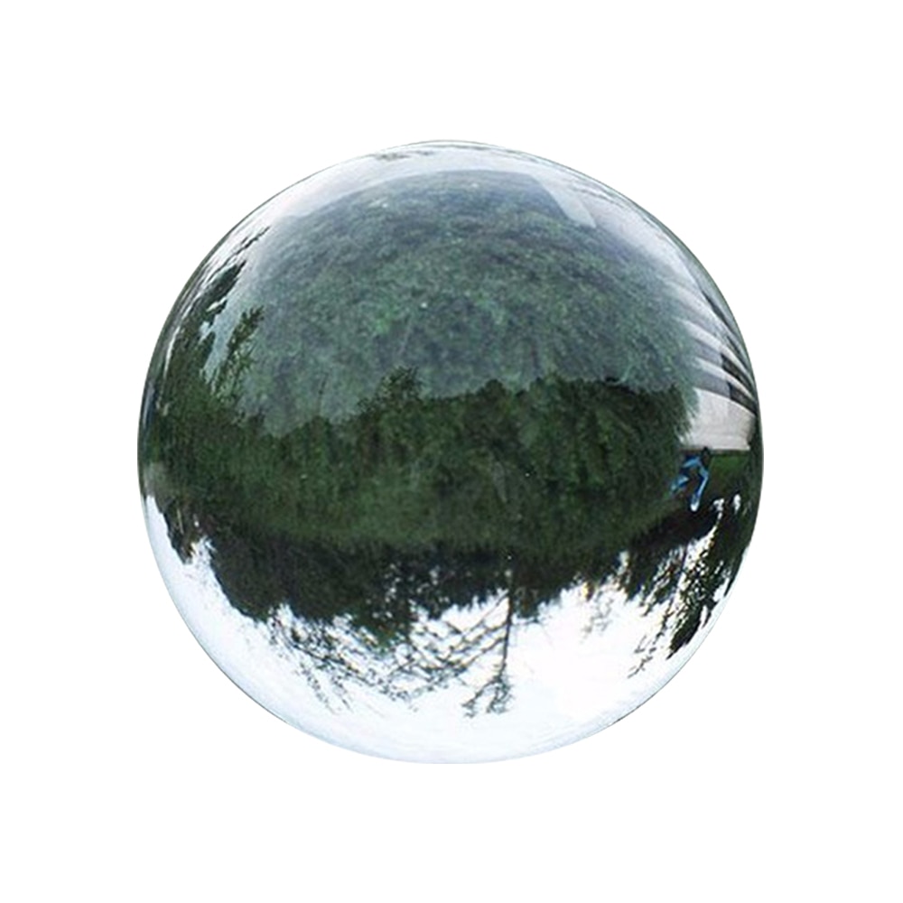 3/4/5cm fotografering krystal runde frøperler feng shui klar farve magiske naturlige glaskugler til hjemmebryllup dekoration