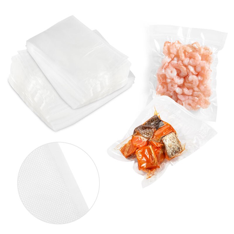 100 Stks/partij Vacuüm Sealer Pakket Tas Voor Vacuüm Sluitmachine Voedsel Besparing Opbergtas Keuken Voedsel Houden Verse Food Grade