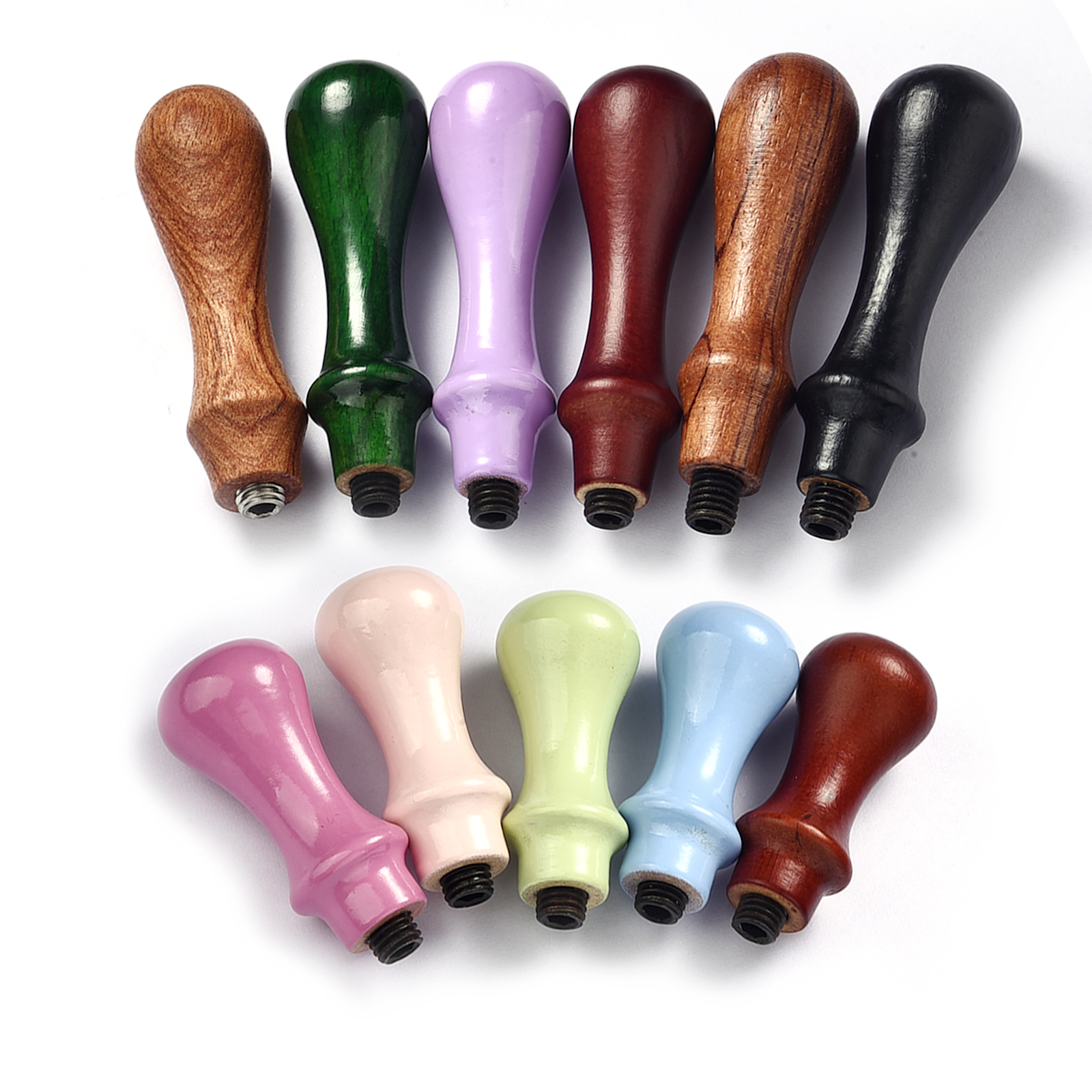 retro Stempel Holzgriff Antike Metall Dicht Griff Hochzeit Einladungen Wachs Dichtung Stempel DIY Handgemachte Kunst Handwerk