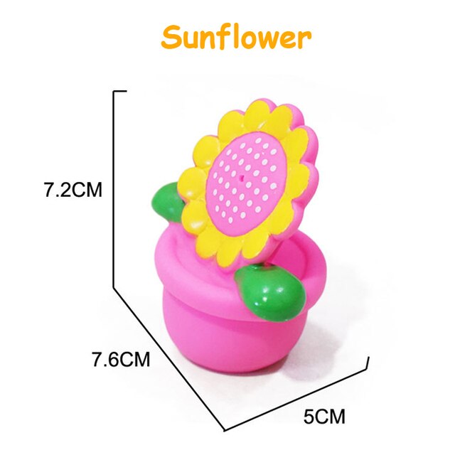 Giocattolo da bagno per bambini bambini carino anatra rana spruzzo d&#39;acqua Sprinkler bagno Sprinkling Shower nuoto spiaggia giocattoli d&#39;acqua per regalo per bambini: sunflower